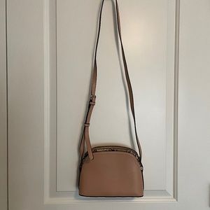 A New Day- Nude Small Crossbody Bag with Snack Skin Detail